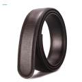 PU Leather Ratchet Belt without Buckle Automatic Belt Simple Waistband Fashion No Buckle Replacement Belt Strap Waist Belt for Costume Pants. 