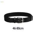 Baseball Belt Softball Belt Adjustable Unisex Waist Band Fine Workmanship Black. 