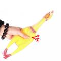 Funny Easter Squeeze Screaming Mini Rubber Chicken Toys Sound Toy for Kids Pets. 