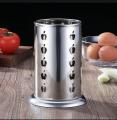 Spoon Stand - Silver Spoon Rack Stainless Steel Kitchen Utensils Holder Spoon Rack STEEL SPOON HOLDER WITH SILVER COLOR Stainless Steel Spoons / Cutlery Stand , Spoons / Cutlery Organizer. 