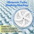 Mini Washing Machine USB Rotating Turbine Portable Washing Machine For Socks Small Rags, Towel washer, Underwear Wash Dishes for Travel, Camping, Business Trip. 