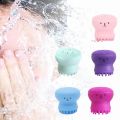 Octopus Shape Silicone Foam Face Cleansing Brush Washing Brush Pore Cleaner Exfoliator Face Scrub Face Cleanser Makeup Tool. 