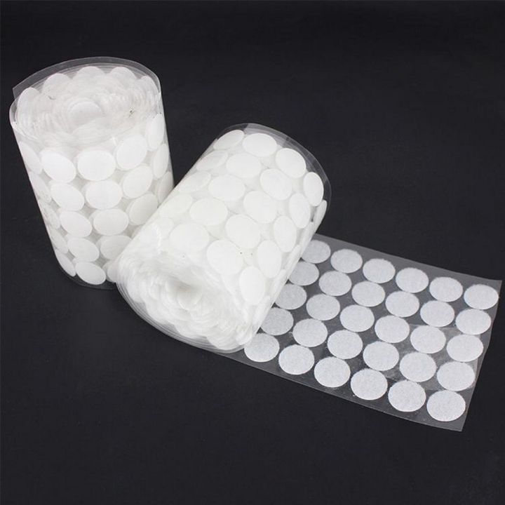 Velcro Dots Sticky 84 pairs 1.3cm White and Black Self Adhesive Velcro Hook Loop Round Pads Art and Craft Material Supplies