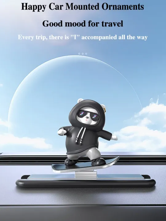 2024%20New%20Dashboard%20Car%20Ornaments%20Skateboard%20Bear%20Sliding%20Bear%20-%20Image%202