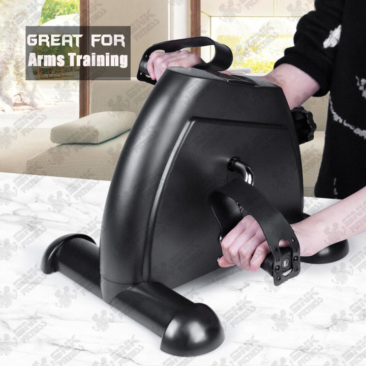 (SNK%20FITNESS)%20Mini%20Exercise%20Bike,%20Under%20Desk%20Bike%20Pedal%20Exerciser%20Portable%20Foot%20Cycle%20Arm%20&%20Leg%20Peddler%20Machine%20with%20LCD%20Screen%20Displays,%20Mini%20Pedal%20Exerciser%20Stationary%20Bike%20with%20Digital%20Monitor,%20Step%20Tracker%20and%20Adjustable%20Tension%20Knob%20-%20Image%203