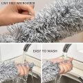 Microfiber Fan Cleaning Duster Steel Body Flexible Fan mop for Quick and Easy Cleaning of Home, Kitchen, Car, Ceiling, and Fan Dusting Office Fan Cleaning Brush with Long Rod. 