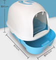 Litter Box large Fully Covered - Free Scoop. 