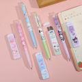 【Funny Bunny Toy Store】0.5Mm Mechanical Pencil Lead Set Kawaii Anime Kuromi My Melody Cute Students Stationery Color. 