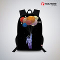 Traverse  Astronaut planet balloons Bags For Boys & Girls. Digitally printed on Fabric with latest technology. Dual Compartment large backpack Bags hand bag for girls bags for girls. 