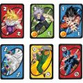 Mattel Games UNO Dragon Ball Z Card Game for Family Night Featuring Tv Show Themed Graphics and a Special Rule for 2-10 Players. 