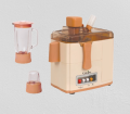 Enviro 3-in-1 Juicer Blender EJBG-303 | 600W Copper Motor, 1L Glass Jar, Grinder & Juice Separator, Stainless Steel Spinner, Brown. 