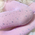 Kid Girls Fishing Net Stockings Children's Glitter Rhinestone Fashion Socks Child Girls Tight Long Sock Highly Elastic Leggings. 