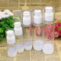 Plastic Empty serum bottles 15ml/30ml/50ml/80ml/100ml Pump Vacuum pump bottles Airless AS plastic sub-bottling for Skincare routine Travel size bottles Beauty salon Professional use Cosmetics. 