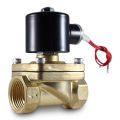 High-Quality 1-inch Brass Solenoid Valve with 220V Coil for Plumbing. 