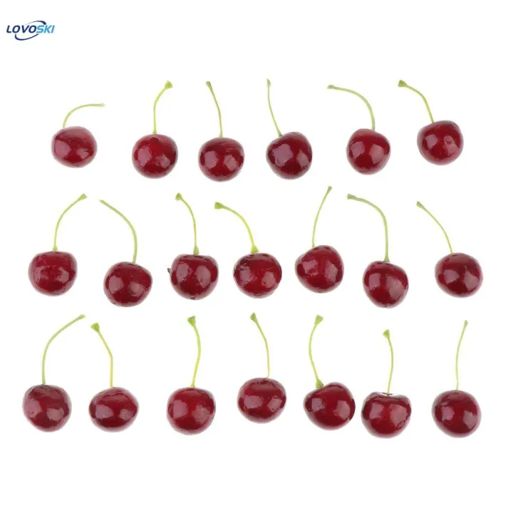 Simulation%20Fruit%20Cherry%20Artificial%20Fruit%20Cherries%20Hand%20Made%20Fruit%20Decorations%2020%20-%20Image%209