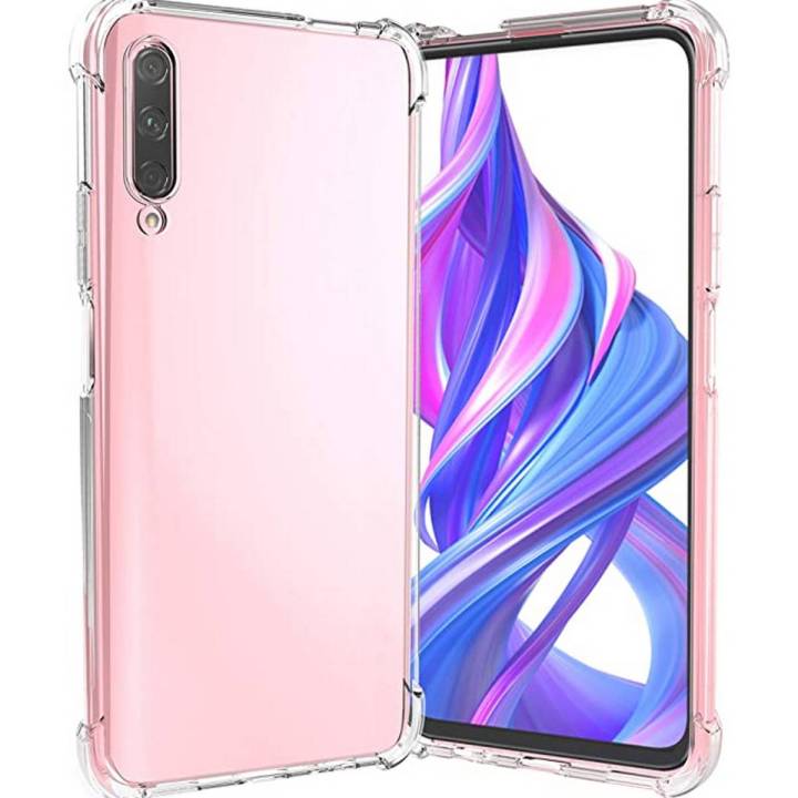 Honor 9x Pro Anti Shock Transparent Four Corner Anti Burst Air Bag Shock Proof Bumper Case Cover High Quality Crystal Clear TPU Cover