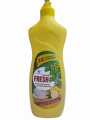 Fresh Dishwash Lemon Liquid Yellow Bottle 500ml - Yellow. 