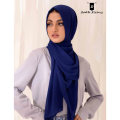 Chiffon Scarf/Stoler – Royal Blue By Double A Wears. 