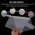 Al Saeed Wool Large Plastic Canvas Clear Purses Plastic Handmade Bag Sheets Yarn Accessories Hook Bag Mesh Bags DIY Bag Accessories. 
