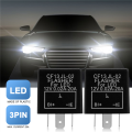 2PC 12V 3Pin Car Flasher Relay CF13 JL-02 Fix LED Light Indicator. 