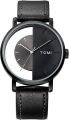 Wrist Watch TOMI T080 Hollow Design, Half Transparent, Leather Strap, Slim Luxury Leather Strap with box. 