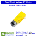 1pcs Smart Car Robot Gear Motor for Arduino DC3V-6V DC gear motor By Electrica. 