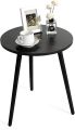 BLACK ROUND Stylish Side TABLE Coffee Table (Stool)  Home Decor. 
