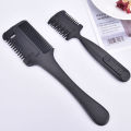 Double Side Hair Razor Comb Layer Shaper Cutting Thinning Comb with Blade. 