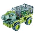 MOONIMART - Big Dinosaur Car Truck Telur -Transport Truck Playset – Exciting Big Dino Carrier Toy for Creative Play – The Perfect Birthday Gift for Kids. 