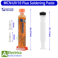 Mechanic RMA-UV10 10cc BGA flux paste for solder station Soldering iron improved Halogen-Free Soldering flux paste Repairing Tool by Electrica. 
