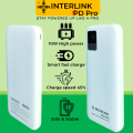 Interlink PD Pro 22.5W 10,000mAh Power Bank | Qualcomm Quick Charge 3.0 | Premium Quality. 