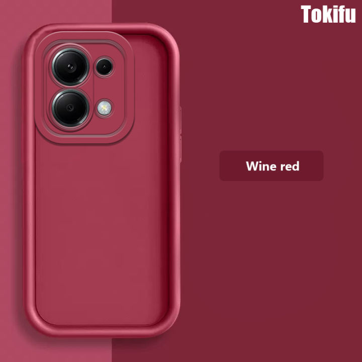 Tokifu%20For%20Redmi%20Note%2013%20Pro%204G%20Back%20Cover%20Matte%20Simple%20Solid%20Color%20Soft%20Silicone%20TPU%20Case%20-%20Image%209