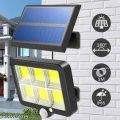 Solar LED Flood Light with Motion Sensor  Waterproof & Energy Efficient Perfect for Driveways, Yards, and Garages, also for indoors and outdoors. 