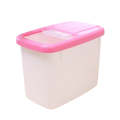 10 kgs Plastic Kitchen Rice Grain Cereal Food Dispenser Storage Box Cases Container Organizer - 10kgs. 