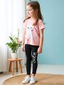 Tracksuit for Kids – Unisex Full Sleeve Sweatshirt and Black Pants Set | All-Weather Activewear. 