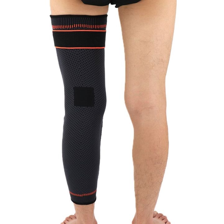 %E3%80%90HOT%E3%80%91%201%20Pcs%20Compression%20Knee%20Support%20Pads%20Orange%20Lengthen%20Stripe%20Sport%20Sleeve%20Protector%20Elastic%20Long%20Kneepad%20Brace%20Volleyball%20Running%20-%20Image%203