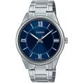 Original Casio -MTP-V005D-2B5UDF - Stainless Steel Wrist Watch for Men. 