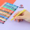 Grip Wax Oil Pastel Rolling Crayon Painting Stick Set 12 Colors Rainbow Color Creative Cartoon Drawing Crayon Set Stationery for Kids & Adults - 6901. 