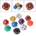 X5QF 10pcs 16 Sided Dice D16 Polyhedral Dices For Table Games. 