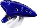 ZETONG Legend of Zelda Ocarina 12 Hole Alto C with Textbook and Protective Bag, Perfect for Beginners and Professional Performance. 