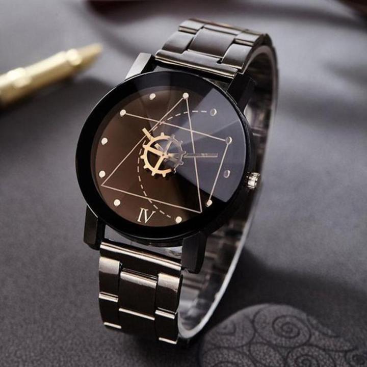 Stainless Steel Quartz Wirstwatch For Women With Box