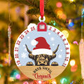 Oufeiton Fireplace Mantel Decoration Wooden Christmas Countdown Calendar Han g Decor for Home Wall Festive Design Days Until Christmas Sign Favorite Christmas Countdown Decoration. 