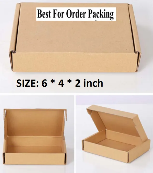 Craft Paper Boxes Bundle of 10 20 50 Boxes Packaging box Size 6 4 2 Inch Daraz.pk