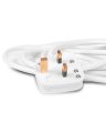 Schneider 5 Socket 3Pin Flat 13Amp Extension Power Cord with 3m Cable. 