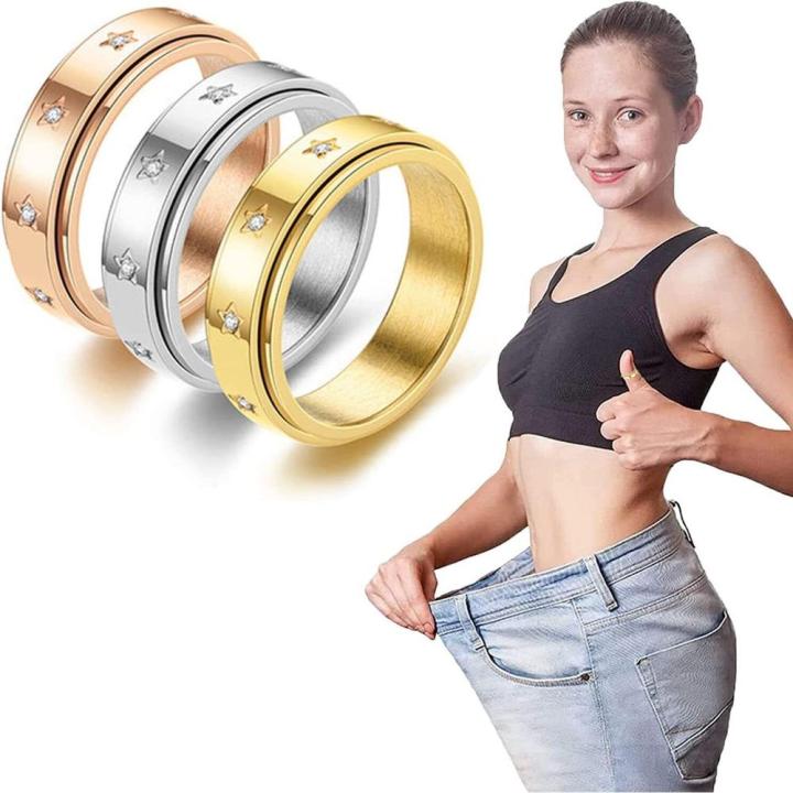 Thermopure White-Calcite Ring Menlogie Thermic Rotatable Ring