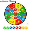 Kids Dart Board Colorful Animal Print Sticky Ball Dart Board Set for Kids Wall-mounted Throwing Target Toy with Great Stickiness Sticky Hook Fun Decompression Game Gooey Ball Dart Board. 