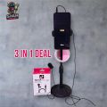 3 in 1 Deal one piece Micro Stand One piece Small Mobile Ring light And One piece TikTok Coller Mic Big offer. 