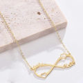 Infinity Love Necklace with couple Names Best For Gift. 