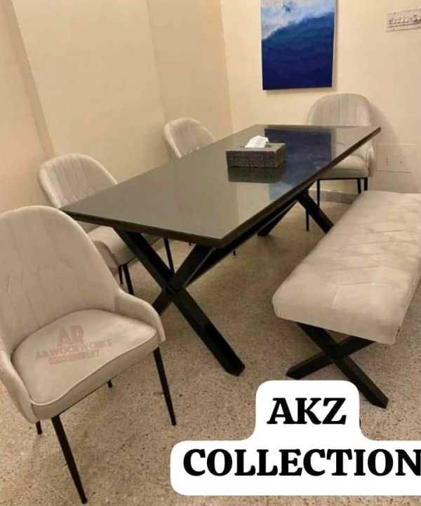 Modern%20Designe%20Dining%20Table%20Set%20Off%20White%20Colour%20With%20Elegent%206%20Chairs%20Antique%20Look%20For%20Coushling%20Of%20The%20Chair....%20-%20Image%202