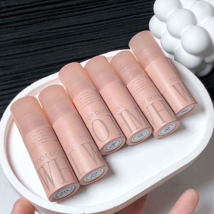 Toot Dodo's hazy velvet lip gloss is not easy to fade, lips and cheeks dual-purpose schoolgirl whiter lip clay domestic makeup